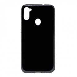 Capa de Silicone Macio para Samsung Galaxy A11/M11 Preto Capa de Silicone Macio para Samsung Galaxy A11/M11 Preto